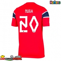 Camisa de Futebol Noruega Antonio Nusa #20 Equipamento Principal Mundo 2026 Manga Curta